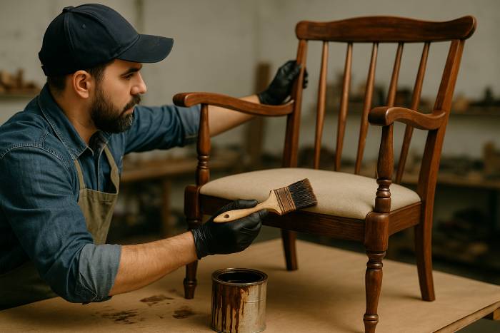 Furniture painting methods