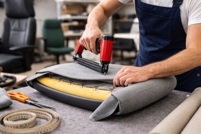 تعویض روکش پارچه ای صندلی تعویض روکش پارچه ای صندلی